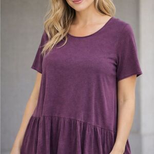 Caslon Purple Light Weight Sweater NWT